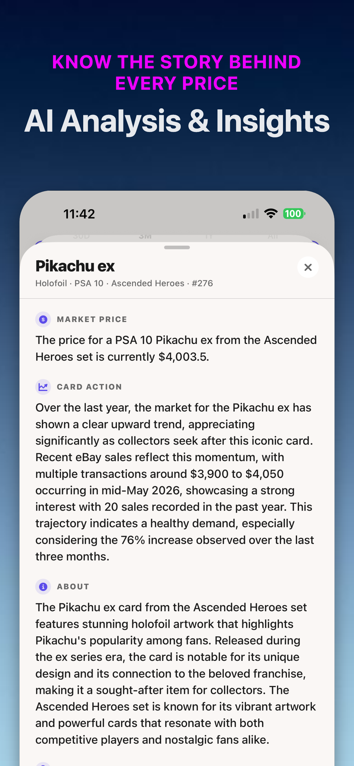 Scanner detecting a Mewtwo card in slab